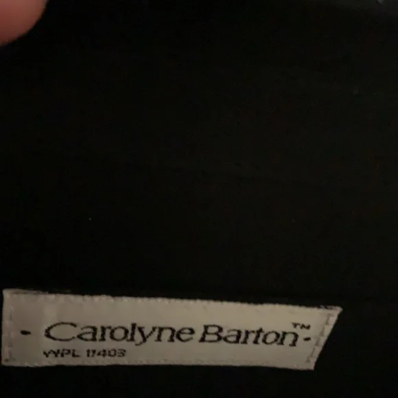 Carolyne Barton Black Evening Bag Handbag with magnetic snap & shoulder strap - Picture 9 of 11